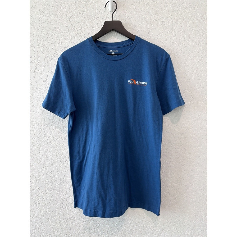 Flogrown Blue Orange Florida Gators College Football T-shirt Size Medium